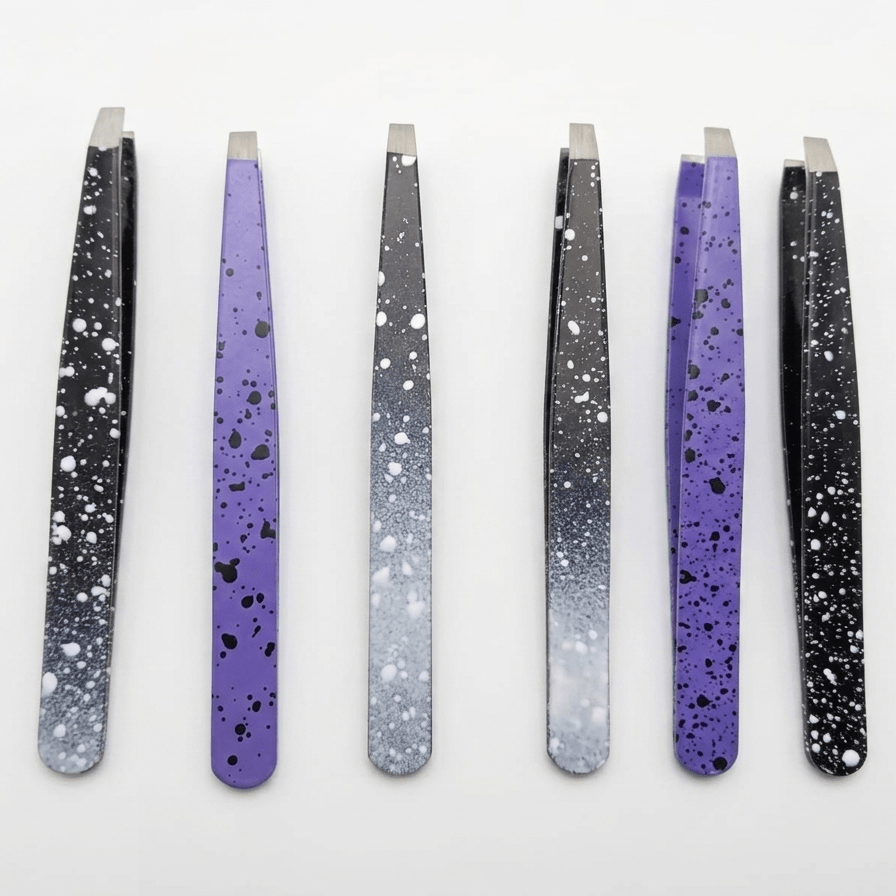 Professional Slant Tip Tweezers – Precision Eyebrow Shaping & Facial Hair Removal Tool - The Nexa Shop