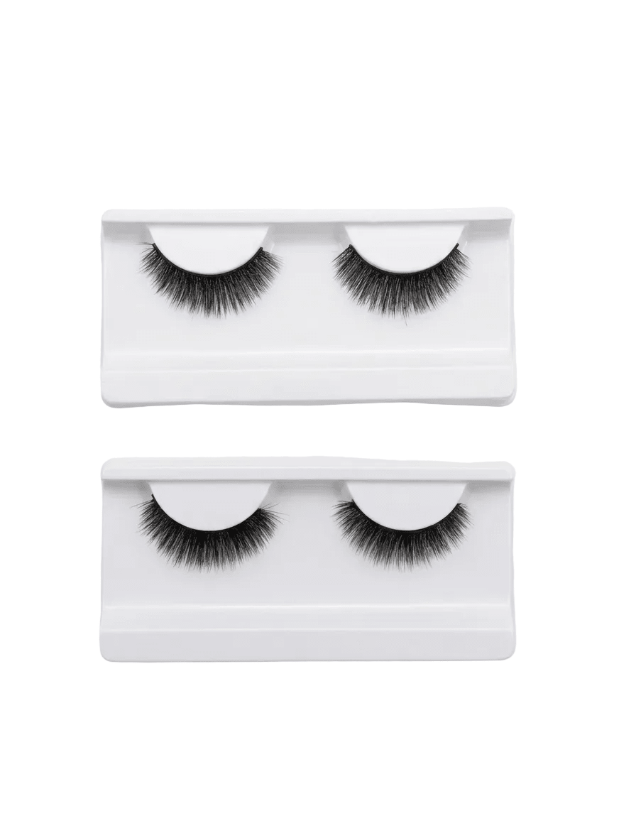 QA 3D Hand-Made Eyelashes – 2-Pcs Premium Natural Volume Lash Set - The Nexa Shop