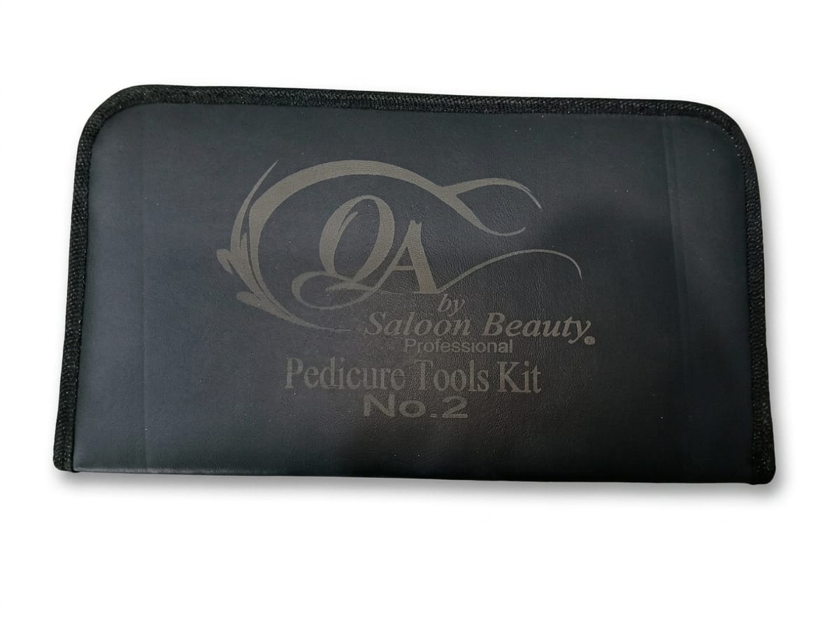 QA Saloon Beauty Professional Manicure & Pedicure Tools Kit with Zipper Pouch - The Nexa Shop