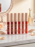 QOIDEN Nude Look Natural Shine Lip Gloss Set (6 Pcs) - The Nexa Shop