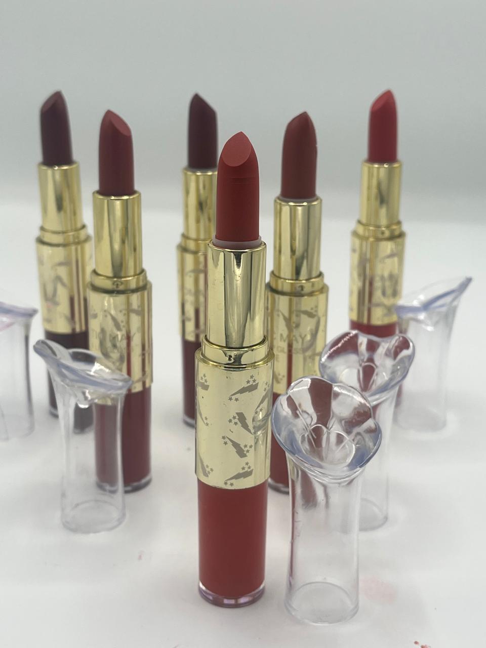 Romantic May 2 in 1 Lipstick & Lip Gloss Set - The Nexa Shop