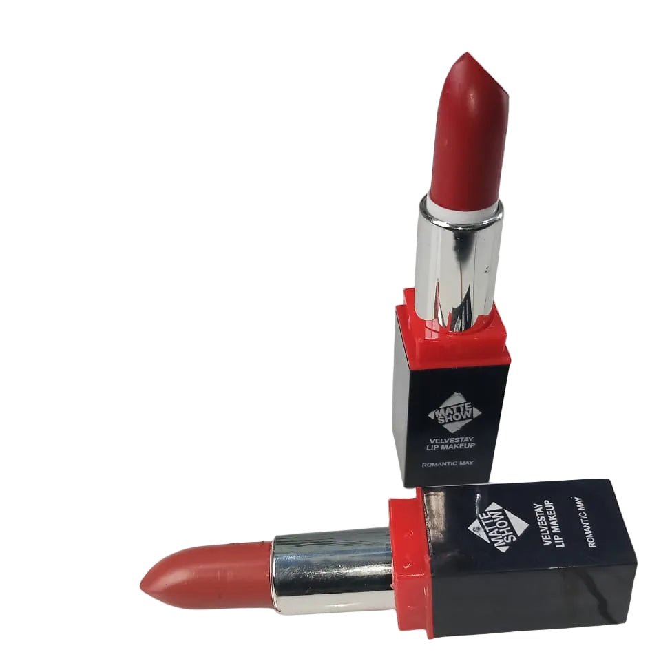 Romantic May 2-Pcs Velvet Matte Lipstick Set for Bold Color - The Nexa Shop