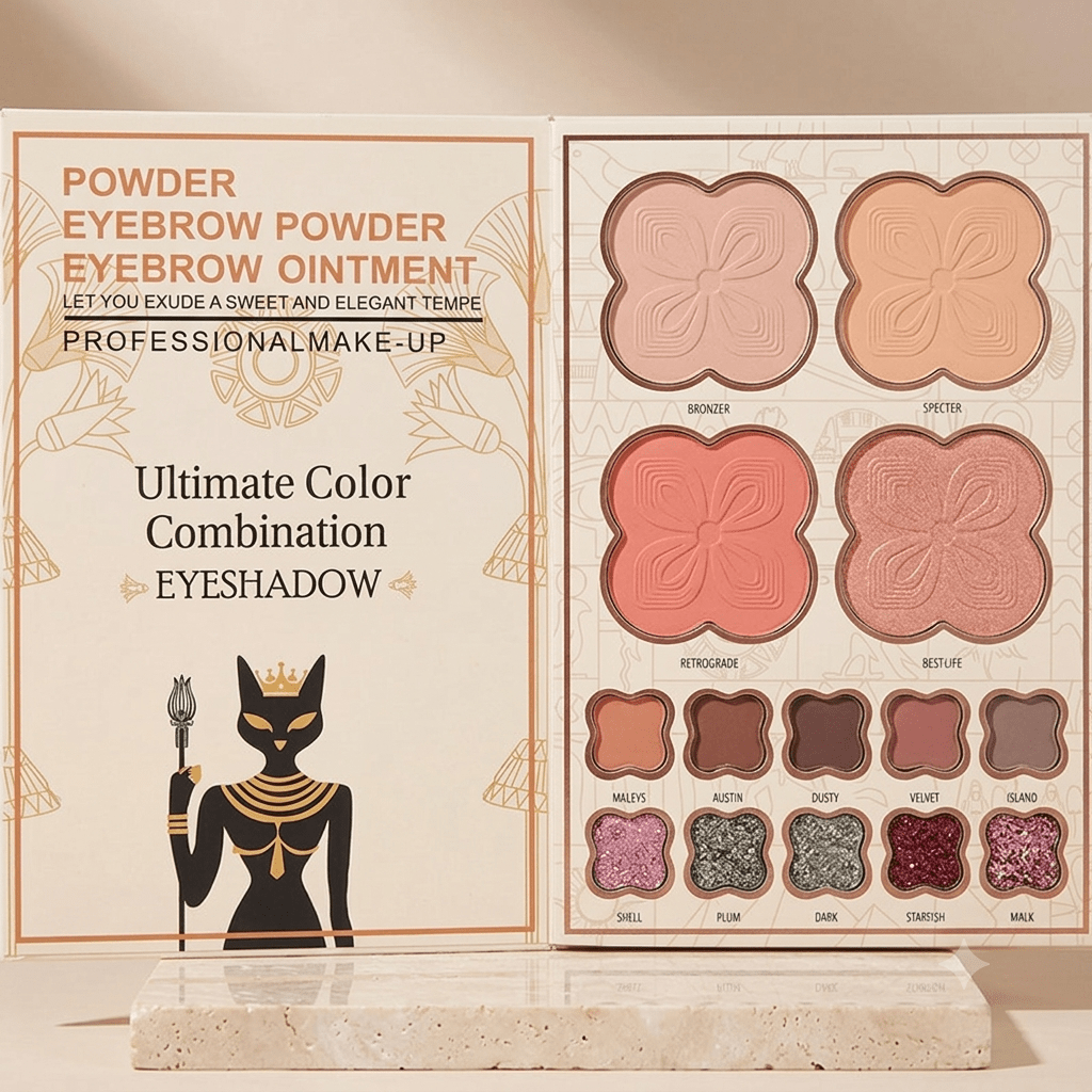 SHEGLAM 6-in-1 Beauty Book – Ultimate Professional Makeup Kit & All-in-One Palette - The Nexa Shop