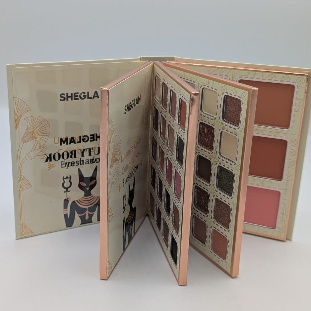 SHEGLAM Ultimate Combination Beauty Book Eyeshadow & Face Palette - The Nexa Shop