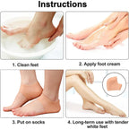 Silicone Heel Protectors – Thickened Anti-Slip Heel Socks for Pain Relief & Cracked Heels - The Nexa Shop