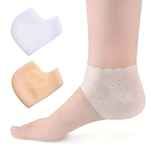 Silicone Heel Protectors – Thickened Anti-Slip Heel Socks for Pain Relief & Cracked Heels - The Nexa Shop