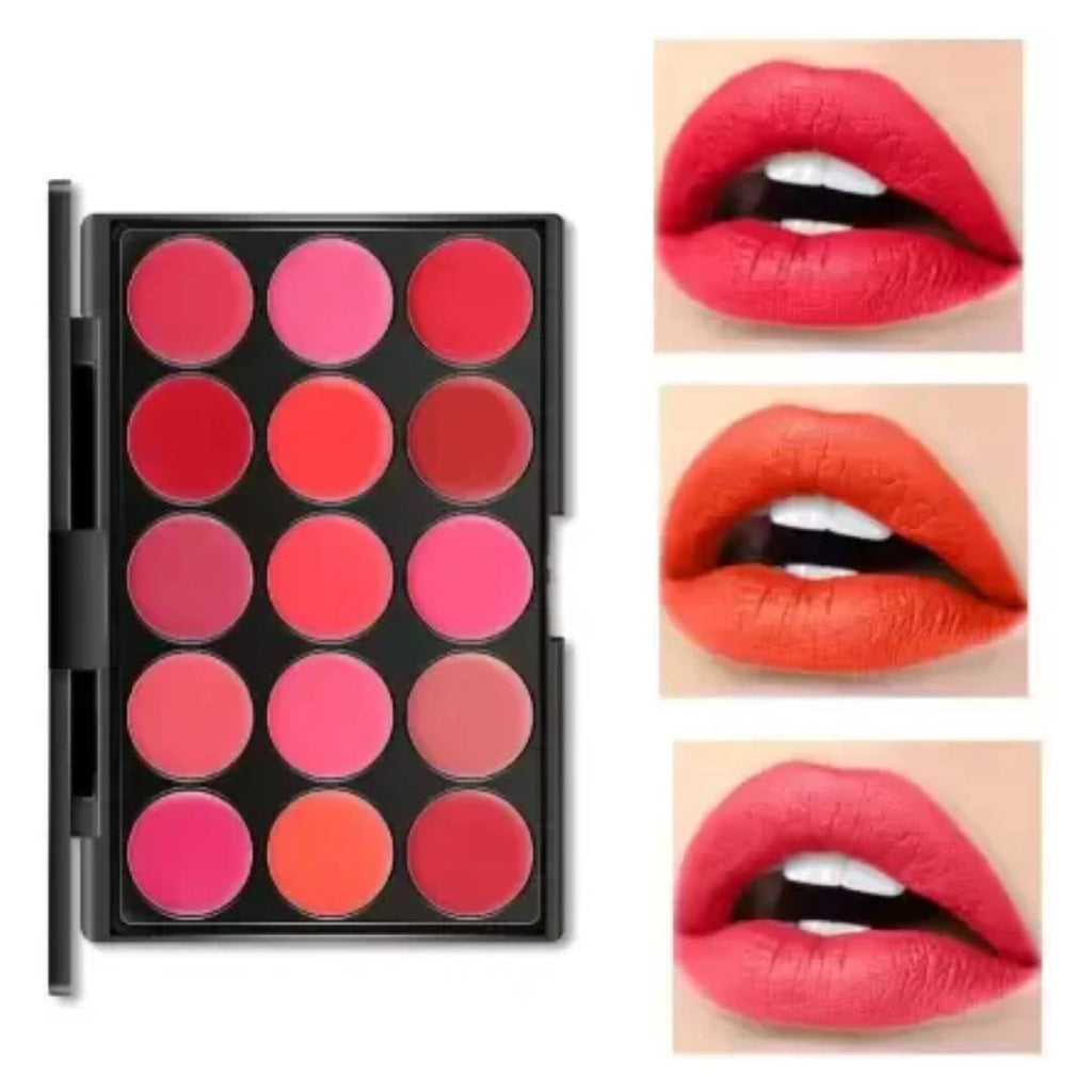 TV Parlour 15-Color Matte Lipstick Palette - The Nexa Shop