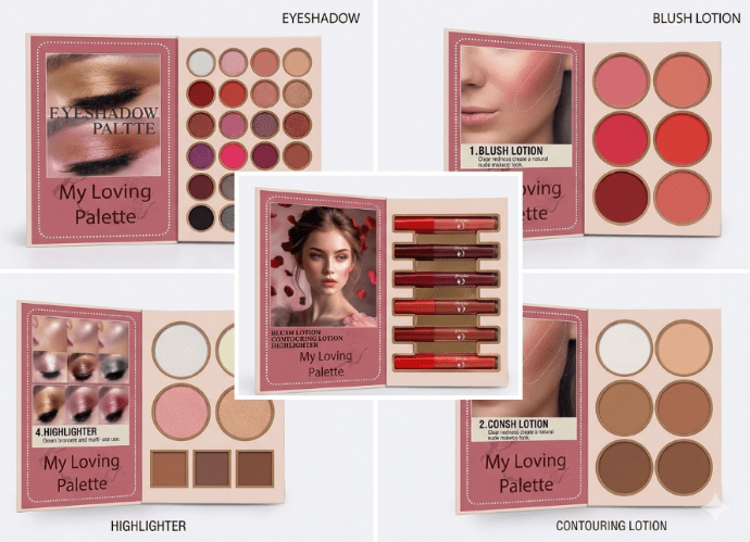 TV Parlour 5-in-1 "My Dreamy Palette" – Complete Face & Eye Makeup Collection - The Nexa Shop