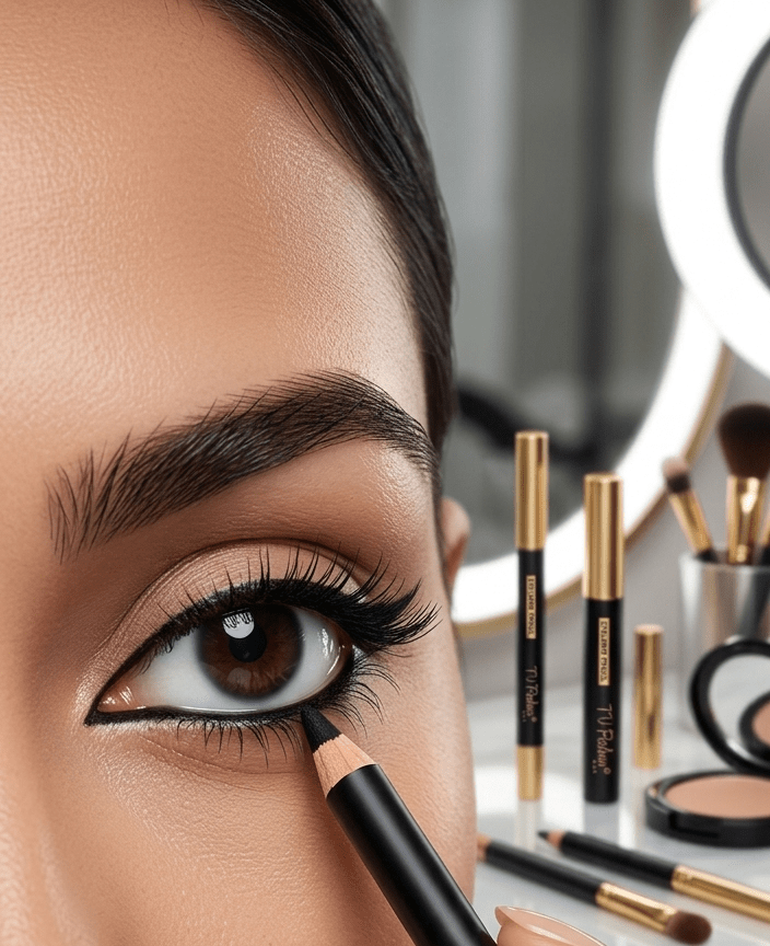 TV Parlour Kajal Eyeliner Pencil | Smooth & Long-Lasting Eye Liner - The Nexa Shop