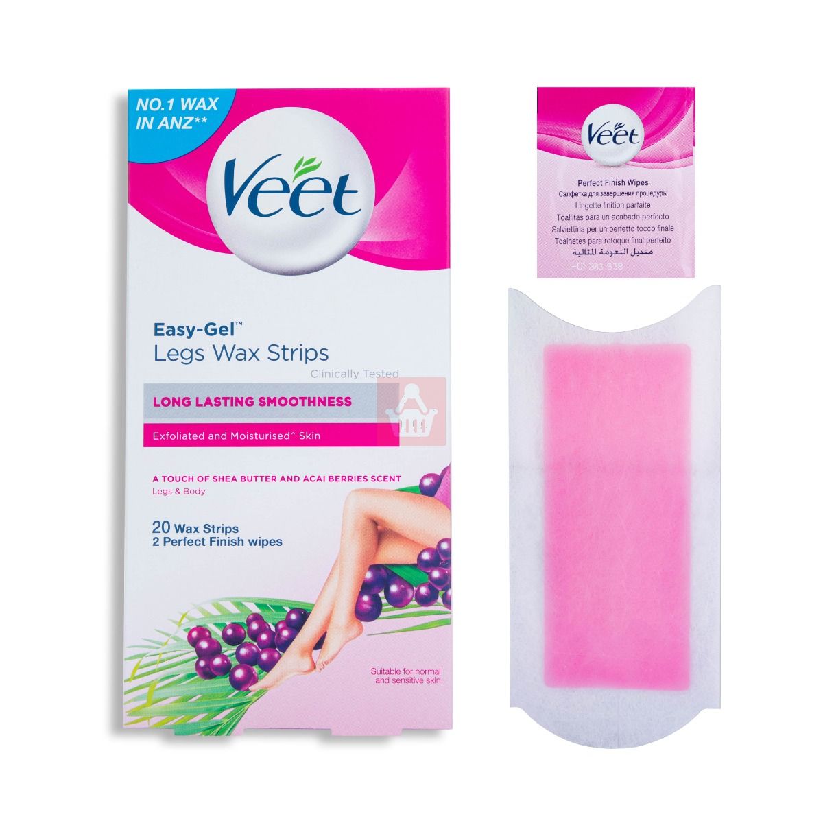 Veet Easy Grip Ready-to-Use Wax Strips (20-Pack) - The Nexa Shop